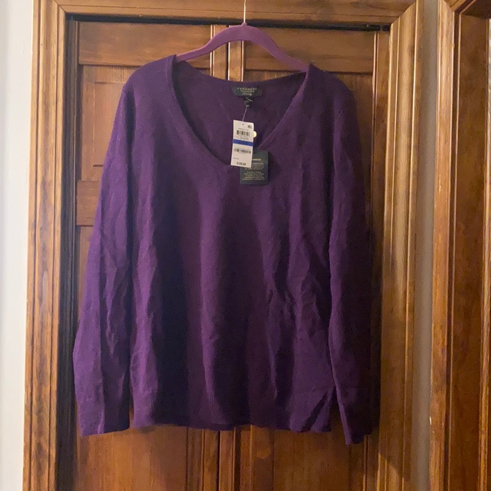 NWT XL charter club cashmere sweater